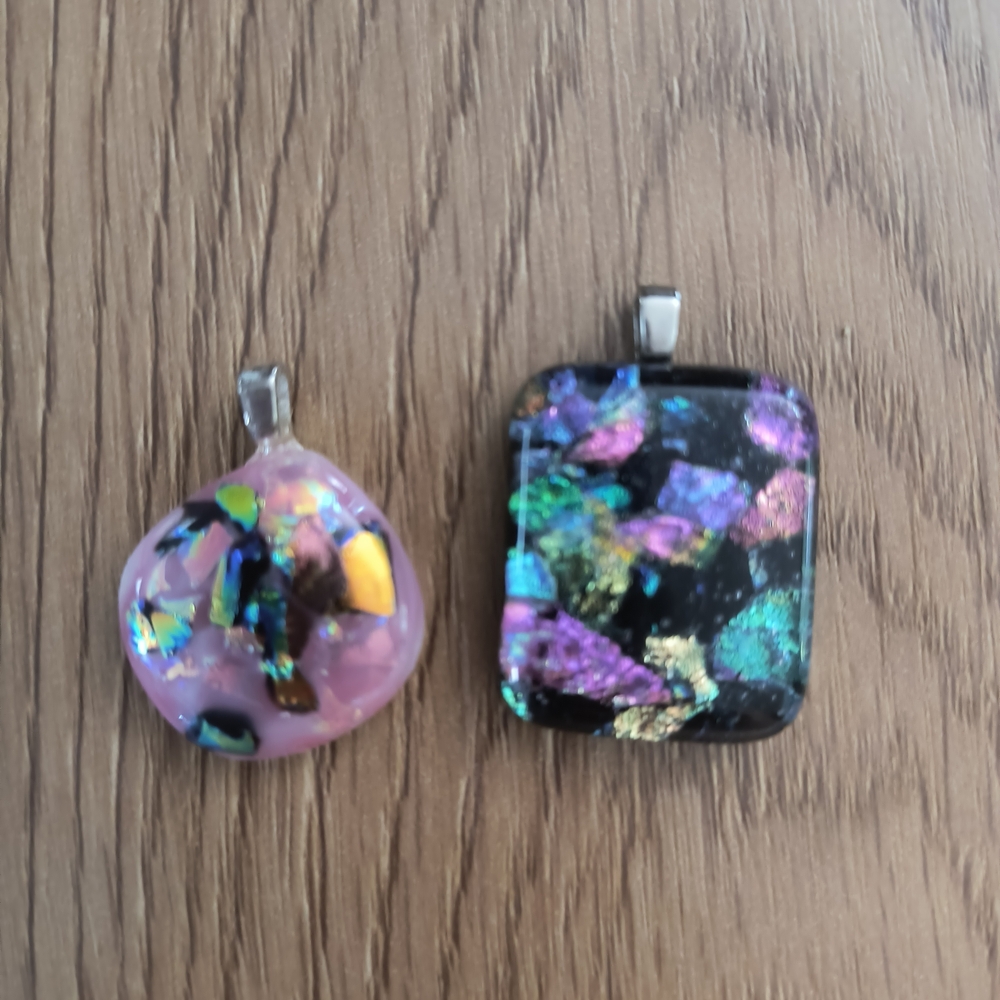 Colorful Glass Pendant Set
